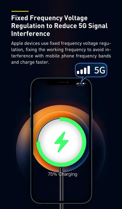 Wireless Charging Stand Magnetic 15W Upright Phone Holder