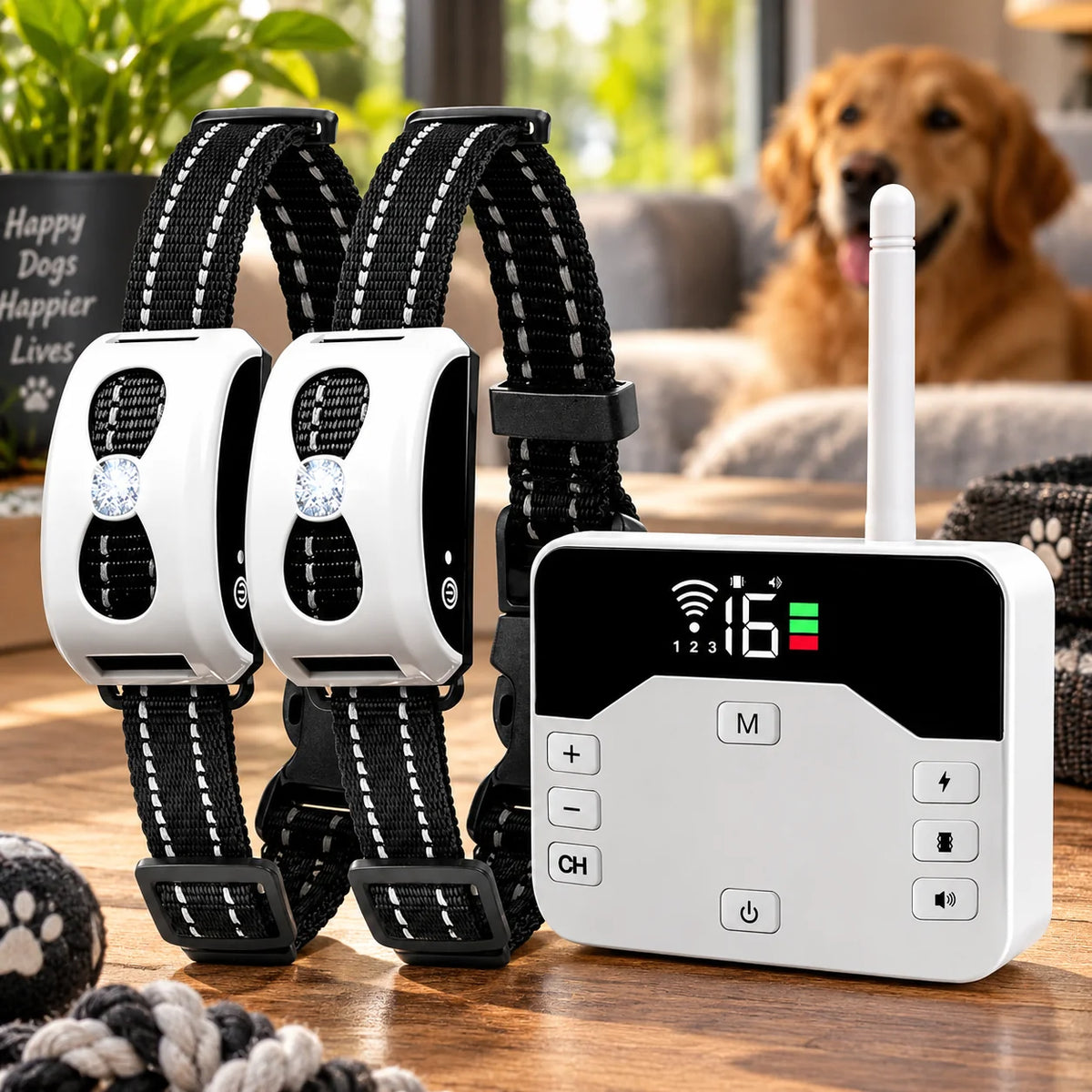 Wireless Dog Fence Rechargeable Collar 300 Meter Range