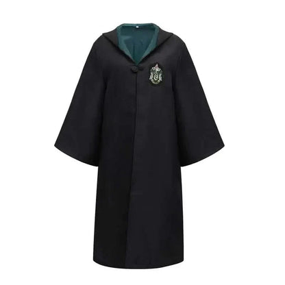 Wizard Costume Set Robe Wand & Accessories Polyester Cotton Blend