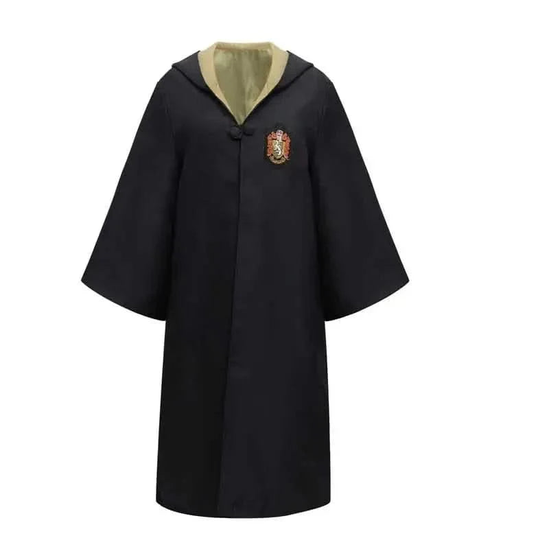 Wizard Costume Set Robe Wand & Accessories Polyester Cotton Blend