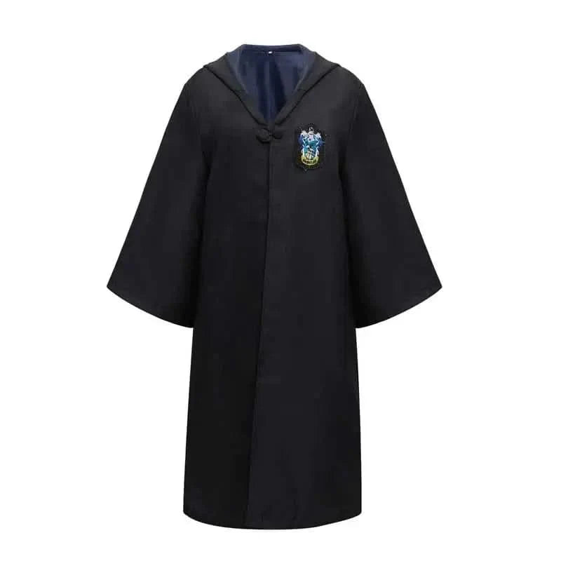 Wizard Costume Set Robe Wand & Accessories Polyester Cotton Blend