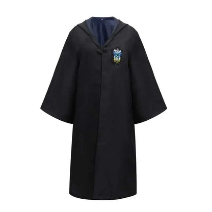 Wizard Costume Set Robe Wand & Accessories Polyester Cotton Blend