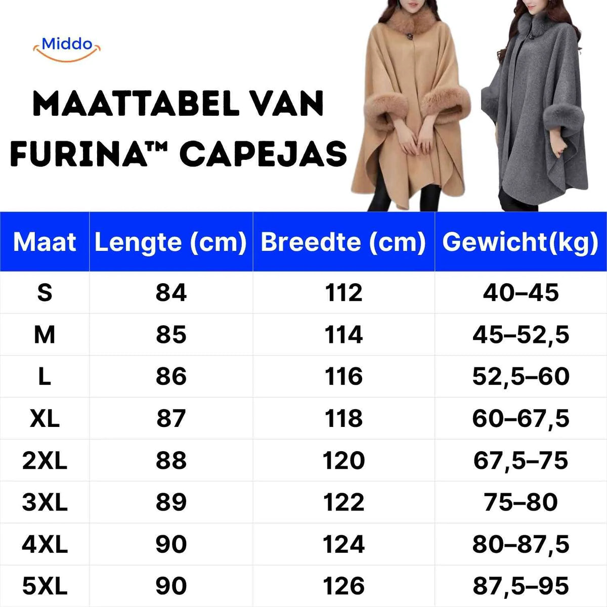 Women's Cape Wool Blend Faux Fur Collar A-Line Fit