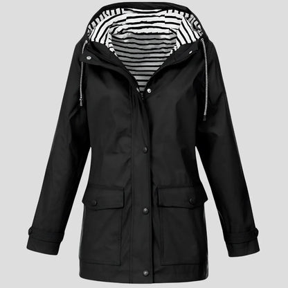 Women's Hooded Jacket Waterproof Taped Seams & Windproof