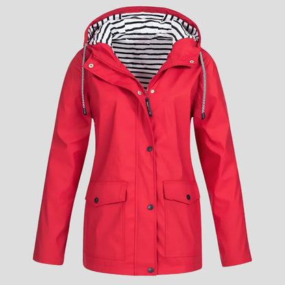 Women's Hooded Jacket Waterproof Taped Seams & Windproof