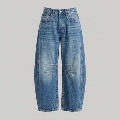 Women's Jeans High-Waist Wide-Leg Denim