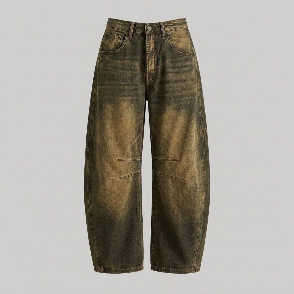 Women's Jeans High-Waist Wide-Leg Denim