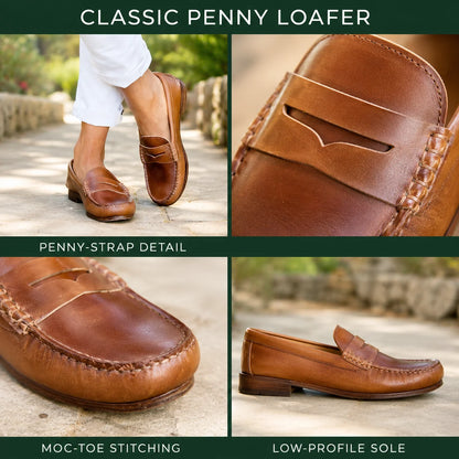 Women's Loafers Smooth PU Upper Low Stacked Heel