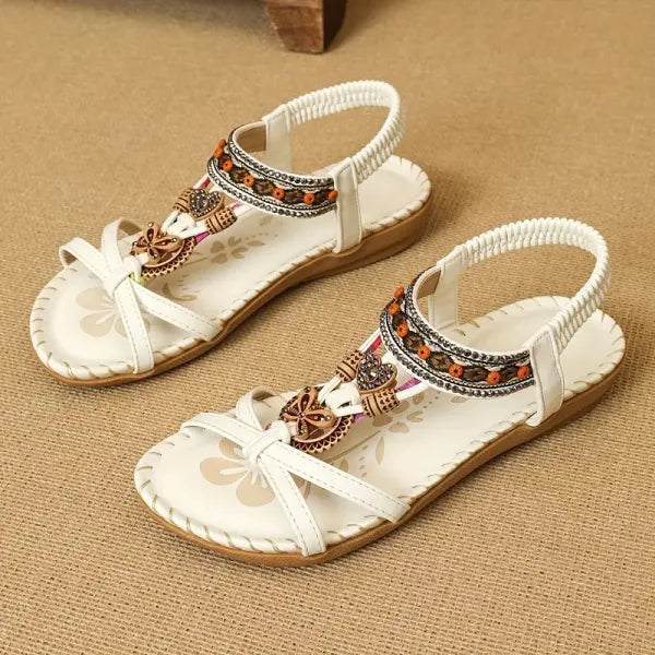 Women's Sandals Slip-On Back Strap Padded Footbed Textured Outsole