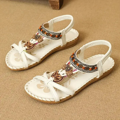 Women's Sandals Slip-On Back Strap Padded Footbed Textured Outsole