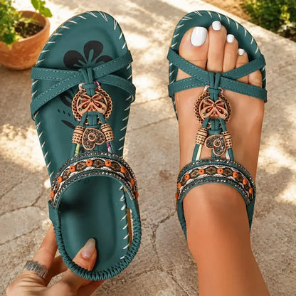 Women's Sandals Slip-On Back Strap Padded Footbed Textured Outsole