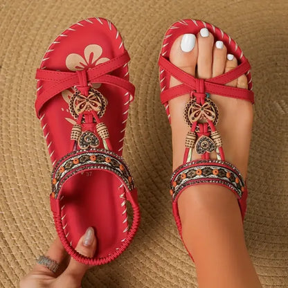 Women's Sandals Slip-On Back Strap Padded Footbed Textured Outsole