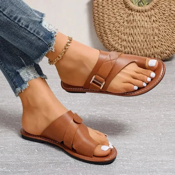 Women's Sandals Triple Support Full-Grain Leather