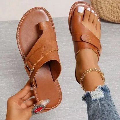Women's Sandals Triple Support Full-Grain Leather
