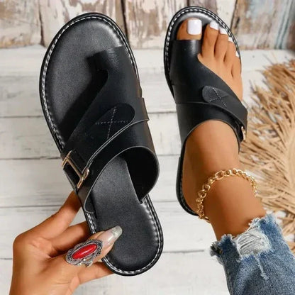 Women's Sandals Triple Support Full-Grain Leather