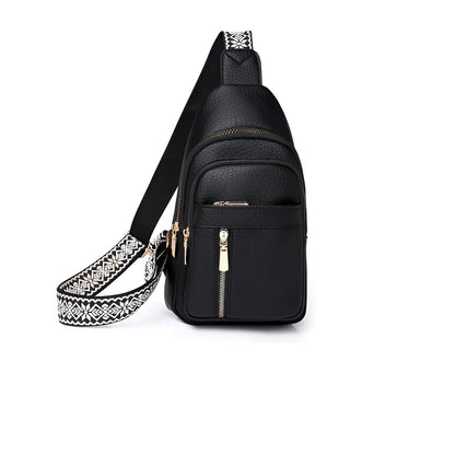 Women's Shoulder Bag Lightweight Zippered Pockets & Adjustable Strap