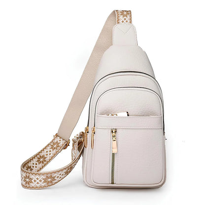 Women's Shoulder Bag Lightweight Zippered Pockets & Adjustable Strap