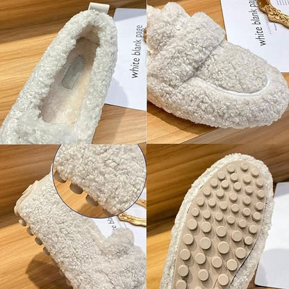 Women's Slippers Brushed Lining Molded Non-Slip Outsole