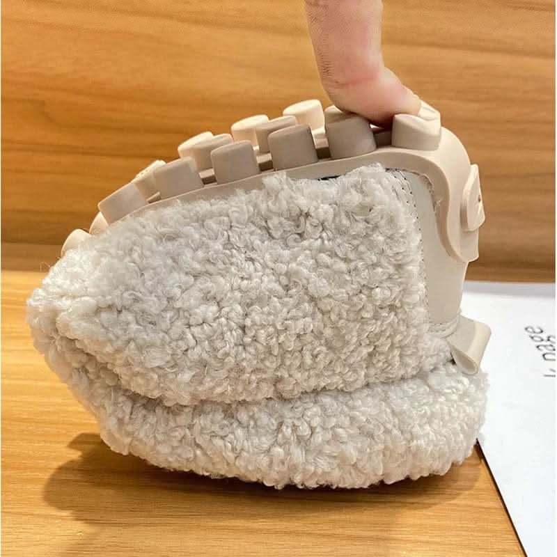 Women's Slippers Brushed Lining Molded Non-Slip Outsole