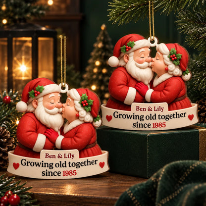 Wood Ornament Personalized Photo & Name Fade Resistant Print