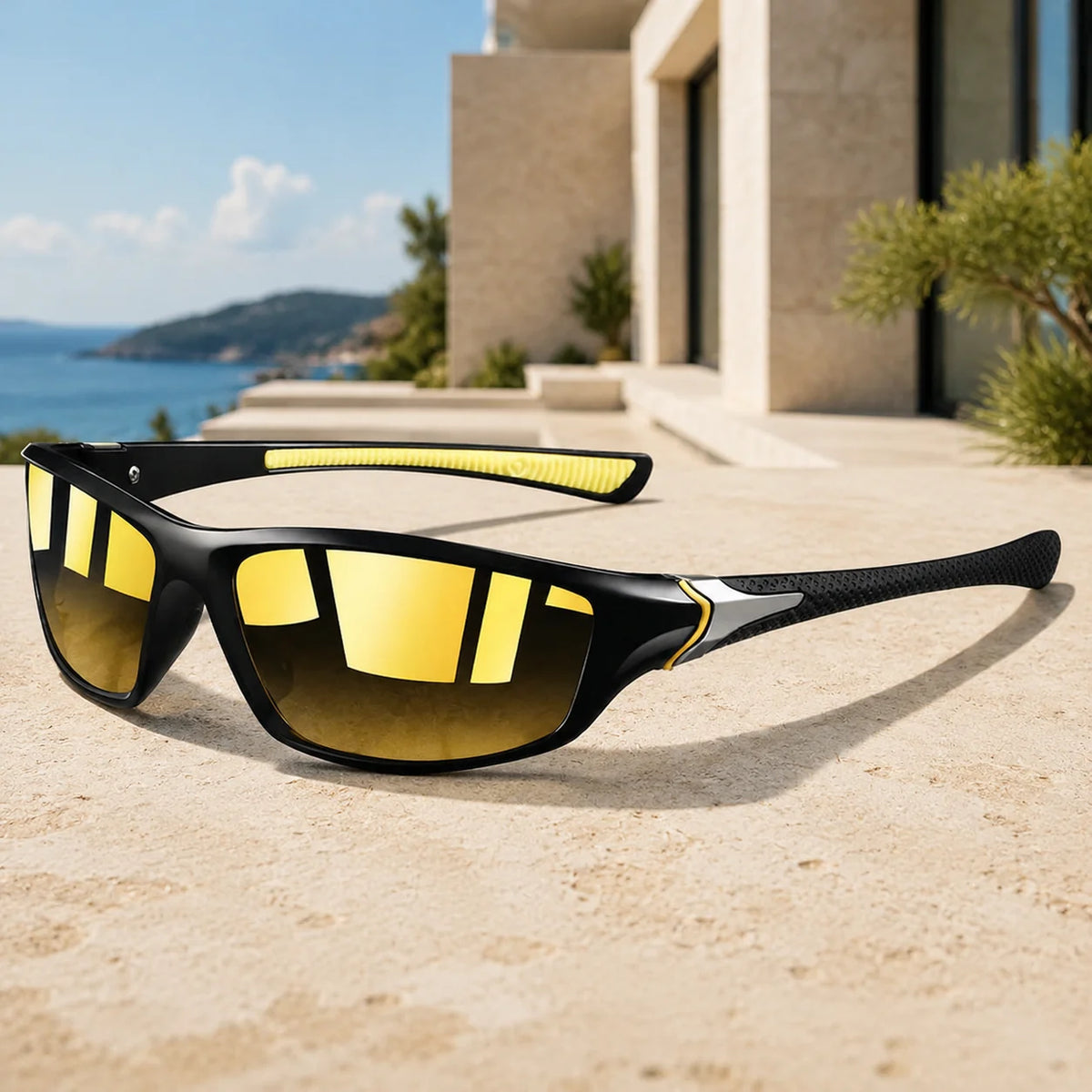 Wraparound Sunglasses Polarized Mirrored UV400