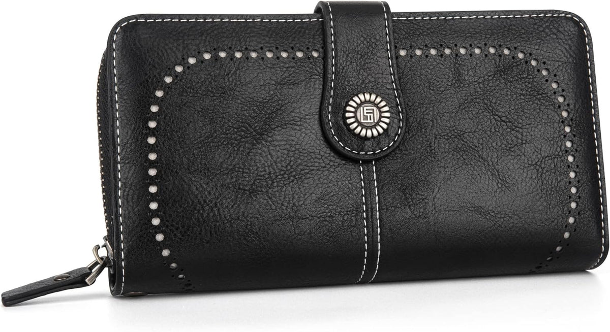 Wrist Wallet RFID-Blocking PU Leather Multiple Card Slots