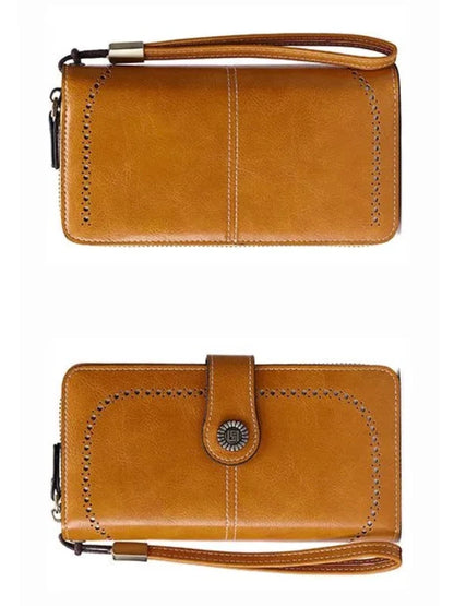 Wrist Wallet RFID-Blocking PU Leather Multiple Card Slots