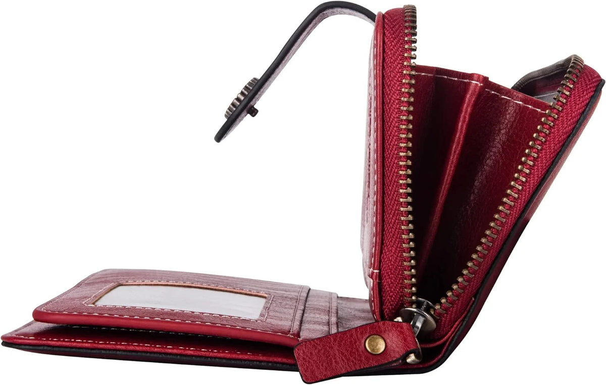 Wrist Wallet RFID-Blocking PU Leather Multiple Card Slots