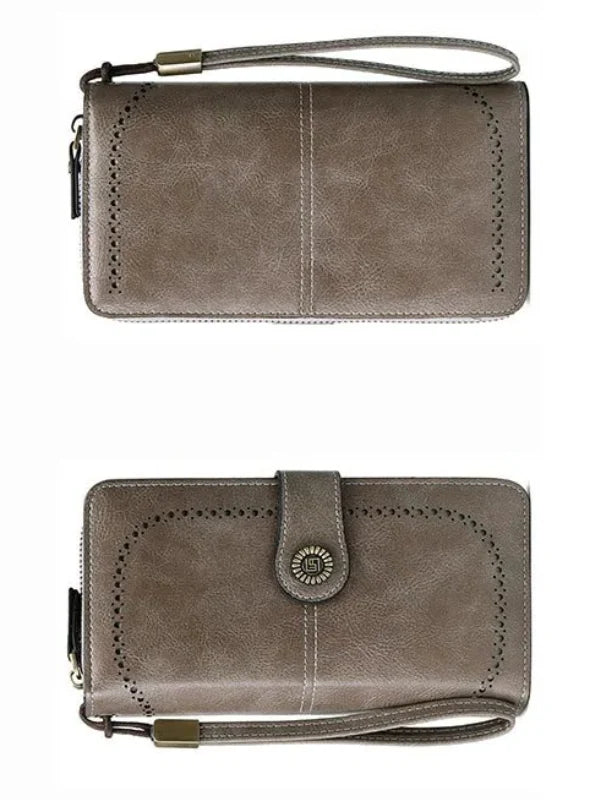 Wrist Wallet RFID-Blocking PU Leather Multiple Card Slots