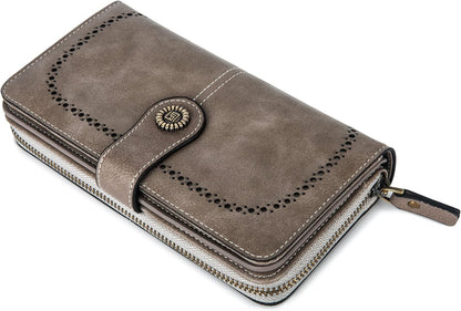 Wrist Wallet RFID-Blocking PU Leather Multiple Card Slots