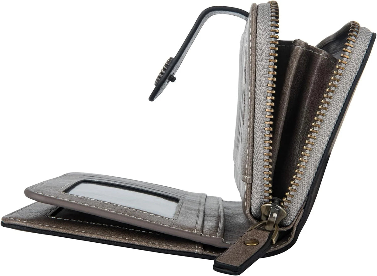 Wrist Wallet RFID-Blocking PU Leather Multiple Card Slots