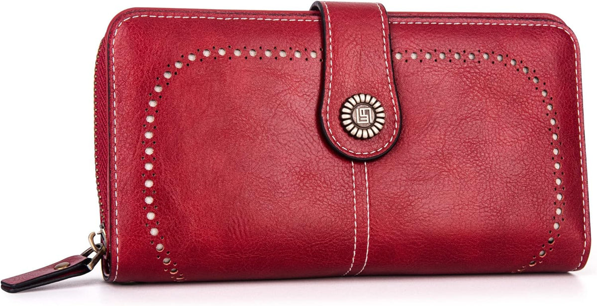 Wrist Wallet RFID-Blocking PU Leather Multiple Card Slots