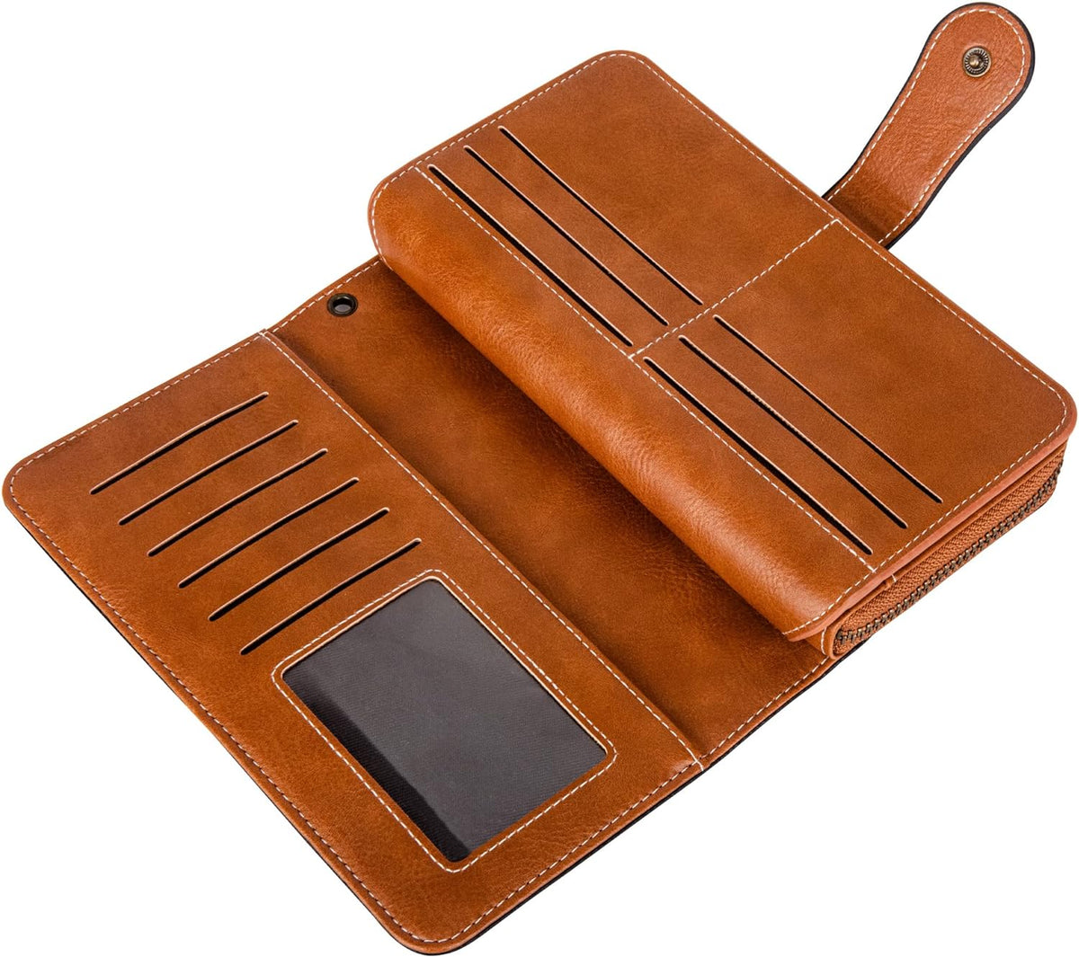 Wrist Wallet RFID-Blocking PU Leather Multiple Card Slots