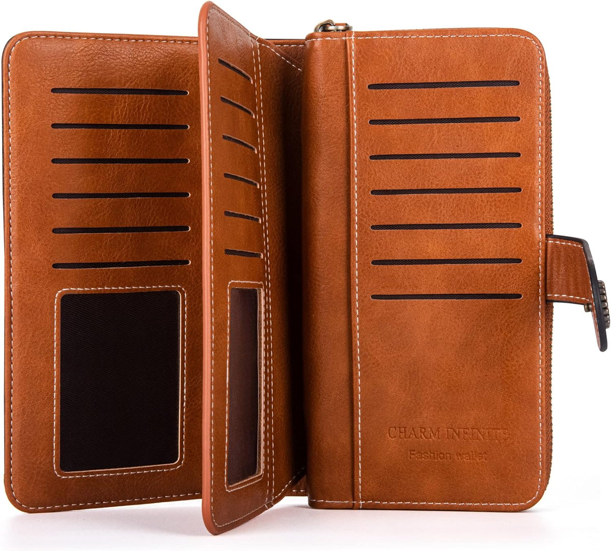 Wrist Wallet RFID-Blocking PU Leather Multiple Card Slots