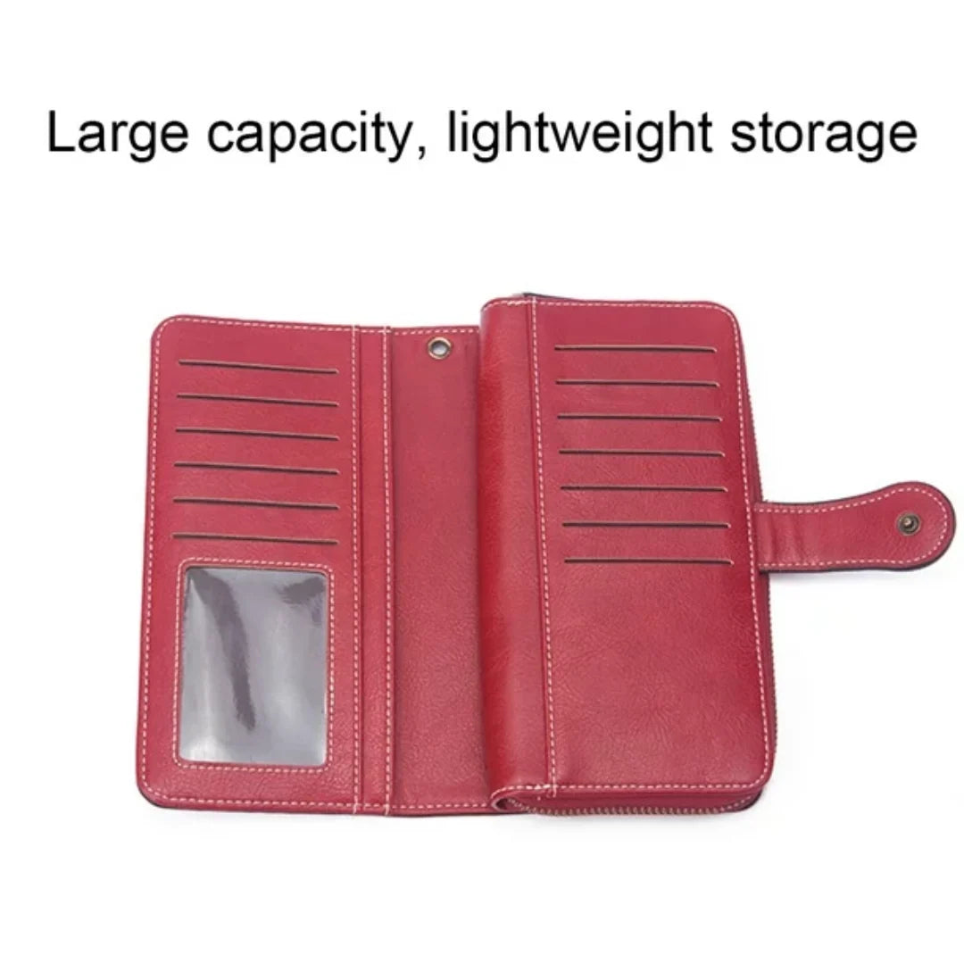 Wrist Wallet RFID-Blocking PU Leather Multiple Card Slots