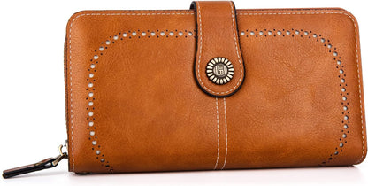 Wrist Wallet RFID-Blocking PU Leather Multiple Card Slots