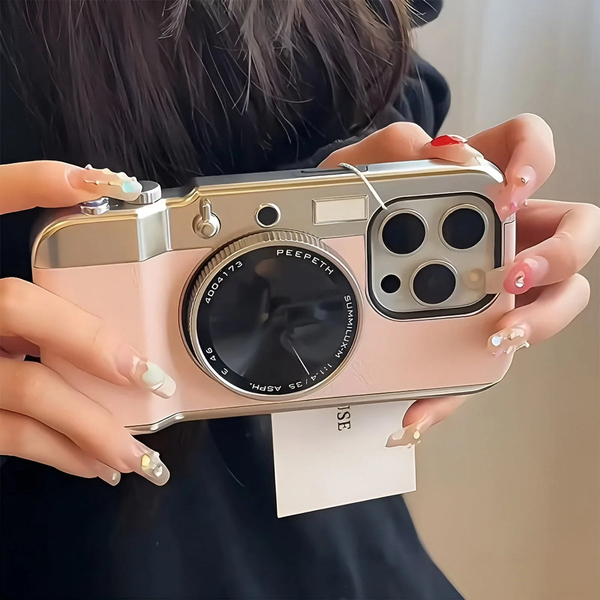 iPhone Case Vintage Camera Magnetic Attachment