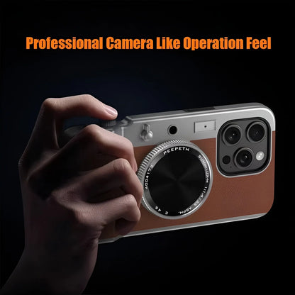 iPhone Case Vintage Camera Magnetic Attachment
